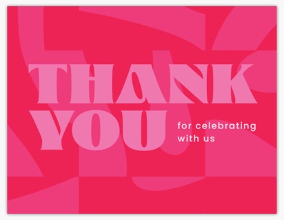 Design Preview for Design Gallery: Fun & Whimsical Thank You Cards, Flat