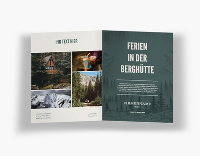 Designvorschau für Designgalerie: Falzflyer Reise & Unterkunft, Einbruchfalz A5 (148 x 210 mm)