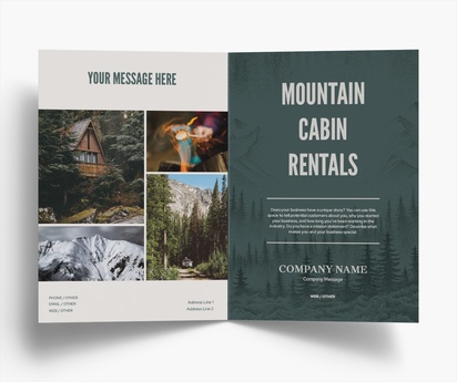 Design Preview for Design Gallery: Nature & Landscapes Flyers & Leaflets, Bi-fold A5 (148 x 210 mm)