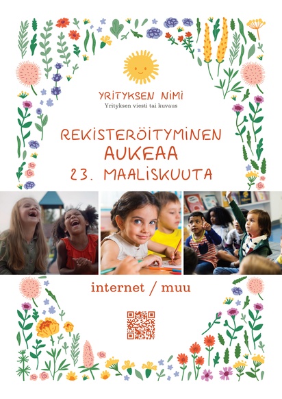 Mallin esikatselu Mallivalikoima: Lastenhoito ja Varhaiskasvatus Julisteet netistä, A1 (594 x 841 mm) 