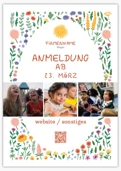 Designvorschau für Designgalerie: Werbeschilder aus Kunststoff Bildung & Kinderbetreuung, A1 (594 x 841 mm)