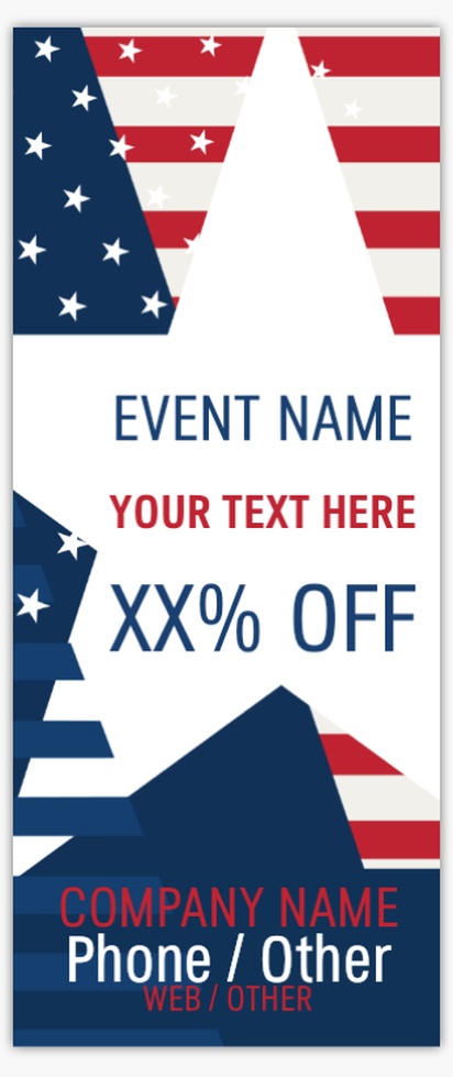 Design Preview for Templates for Patriotic & Military Vinyl Banners , 760 x 1830 mm Vertical None Indoor Vinyl No