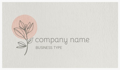 Design Preview for Design Gallery: Landscaping & Gardening Natural Textured Business Cards