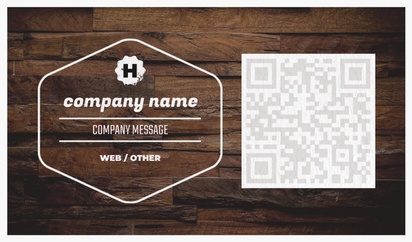 Design Preview for Design Gallery: Carpentry & Woodworking Natural Textured Business Cards