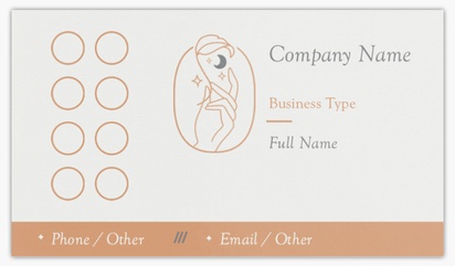 Design Preview for Massage & Reflexology Glossy Business Cards Templates, Standard (3.5" x 2")