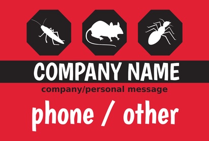Design Preview for Design Gallery: Pest Control Corflute Signs, 457 x 686 mm
