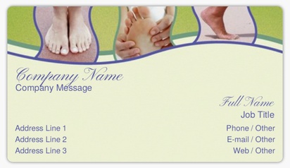 Design Preview for Design Gallery: Beauty & Spa Business Card Stickers