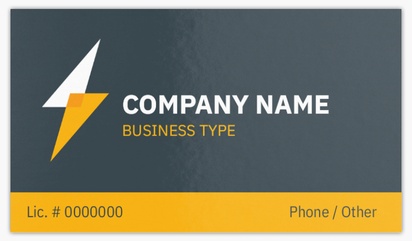 Design Preview for Electricians Standard Business Cards Templates, Standard (3.5" x 2")