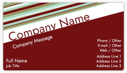 Design Preview for Design Gallery: Marketing & Communications Business Card Stickers