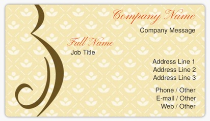 Design Preview for Design Gallery: Pregnancy & Childbirth Business Card Stickers