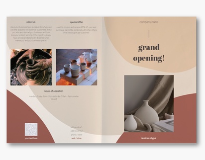 Design Preview for Design Gallery: Art Galleries Custom Brochures, 11" x 17" Bi-fold