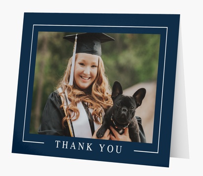 Design Preview for Design Gallery: Graduation Thank You Cards, Folded