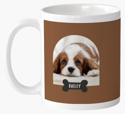 Design Preview for Design Gallery: Pets Custom Mugs, Wrap-around