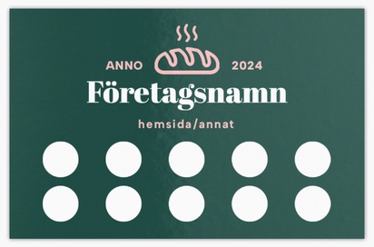 Förhandsgranskning av design för Designgalleri: Café Extratjocka visitkort, Standard (85 x 55 mm)