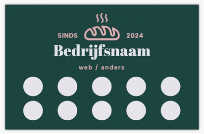 Voorvertoning ontwerp voor Ontwerpgalerij: Restaurants Linnen visitekaartjes