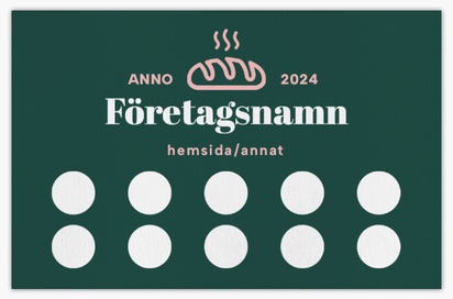 Förhandsgranskning av design för Designgalleri: Hämtmat Visitkort med obestruket naturligt papper