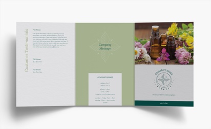 Design Preview for Design Gallery: Health & Wellness Folded Leaflets, Tri-fold A6 (105 x 148 mm)