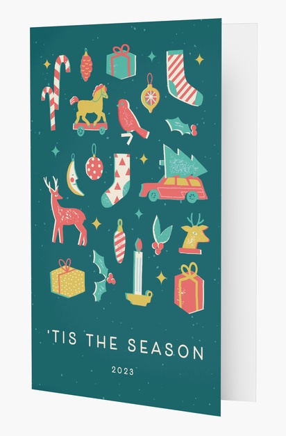 Design Preview for Design Gallery: Fun & Whimsical Personalized Christmas Cards, Rectangular 18.2 x 11.7 cm