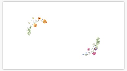 A wildflowers flowers cream design for Wedding