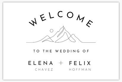 Design Preview for Wedding Signs   , 24" X 36"