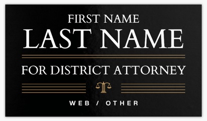 A attorney legal black gray design for Election