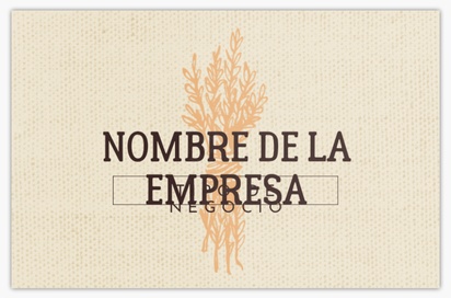 Vista previa del diseño de Galería de diseños de tarjetas de visita extragruesas para mercado de productos agrícolas, Standard (85 x 55 mm)