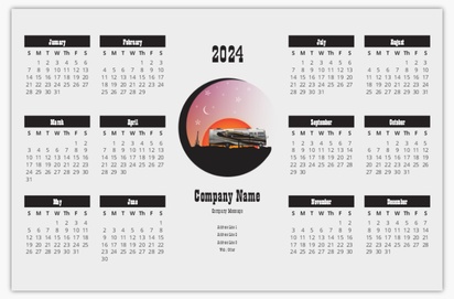 Design Preview for Design Gallery: Automotive & Transportation Poster Calendars