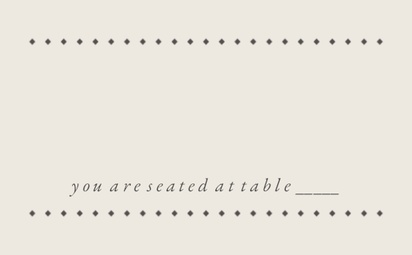 Design Preview for Design Gallery: Vintage Place Cards, Standard (91 x 55 mm)