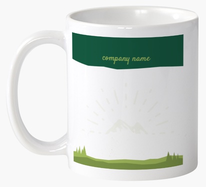 Design Preview for Design Gallery: Nature & Landscapes Personalised Mugs, 325 ml  2 Sided
