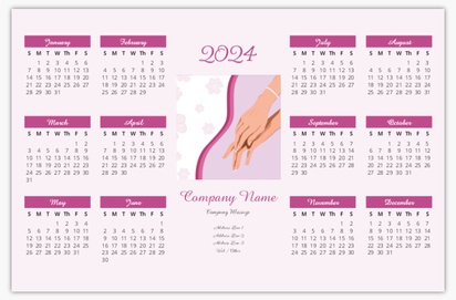 Design Preview for Design Gallery: Beauty & Spa Poster Calendars