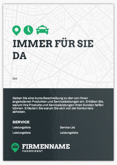 Designvorschau für Designgalerie: Flyer und Falzflyer Fahrzeuge & Transport,  Ohne Falz A5 (148 x 210 mm)