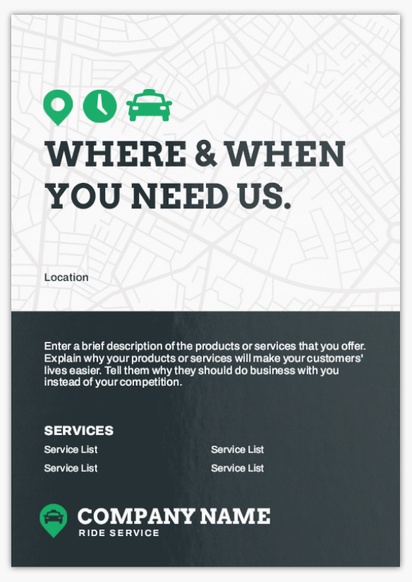 Design Preview for Design Gallery: Car Services Flyers & Leaflets,  No Fold/Flyer A5 (148 x 210 mm)