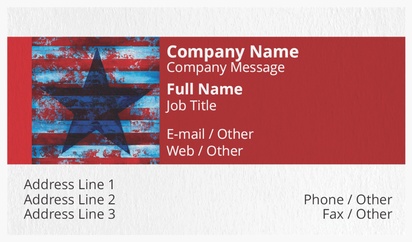 Design Preview for Design Gallery: Politics Natural Textured Business Cards