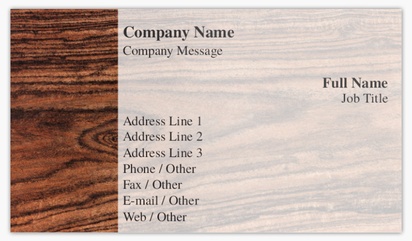 Design Preview for Design Gallery: Security Fencing Standard Visiting Cards