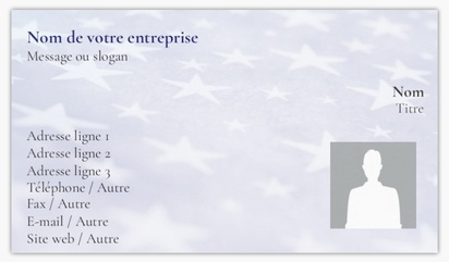 Aperçu du graphisme pour Galerie de modèles : Cartes d'affaires Premier plus, Patriotique et militaire, Standard (3.5 x 2 po)