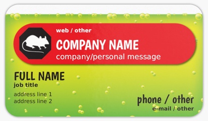 Design Preview for Design Gallery: Pest Control Rounded Corner Business Cards, Standard (3.5" x 2")