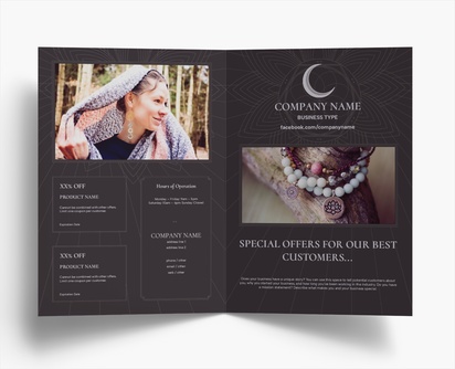 Design Preview for Templates for Beauty & Spa Brochures , Bi-fold A4