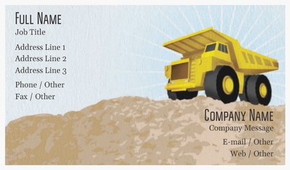 Design Preview for Design Gallery: Demolition Natural Textured Business Cards