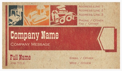 Design Preview for Design Gallery: Excavation Natural Textured Business Cards