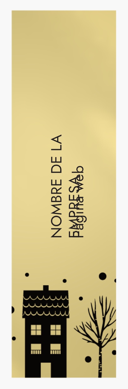 Vista previa del diseño de Galería de diseños de pegatinas en rollo para viajes y alojamiento, Rectangular 7 x 2 cm Papel dorado