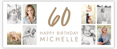 Design Preview for Design Gallery: Adult Birthday Vinyl Banners, 76 x 183 cm