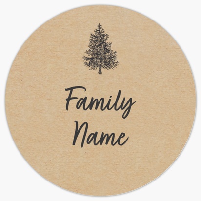 A pine tree pine cream gray design for Holiday