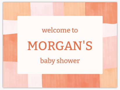 Design Preview for Baby Shower Posters Templates, 36" x 48"