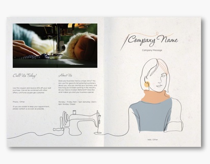 Design Preview for Design Gallery: Clothing Custom Brochures, 11" x 17" Bi-fold
