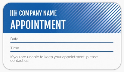 A legal appointment card blue design for Modern & Simple