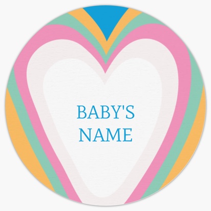 A adoption shower heart white pink design for Baby Shower