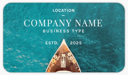 Design Preview for Travel Agencies Rounded Corner Business Cards Templates, Standard (3.5" x 2")