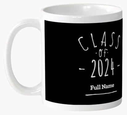 Design Preview for Design Gallery: Graduation Personalised Mugs
