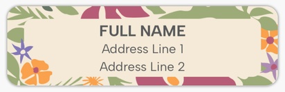 Design Preview for Design Gallery: Florals & Greenery Return Address Labels