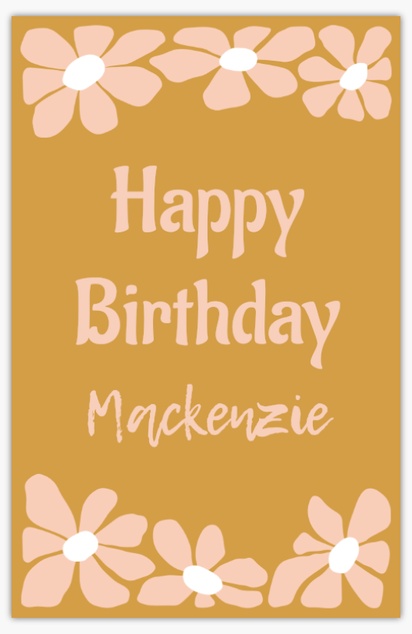 Design Preview for Child Birthday Posters Templates, 11" x 17"